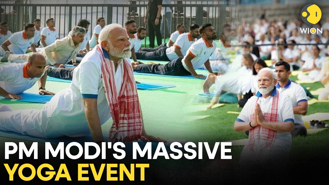 PM Modi LIVE: PM Modi Leads 12th International Yoga Day Celebrations from Kolkata | WION