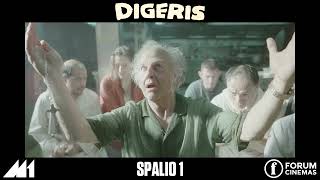 M1 ir IMAX premjera: Digeris