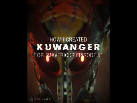 Creating 'KUWANGER' | Breakdown of the main character from 'Mavericks - Episode 5' #b3d #blender3d