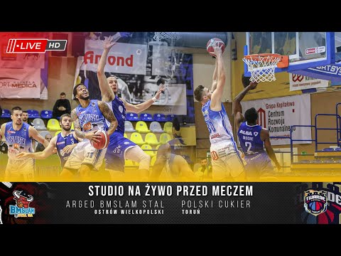Studio na żywo przed meczem ARGED BMSLAM Stal - Polski Cukier Toruń