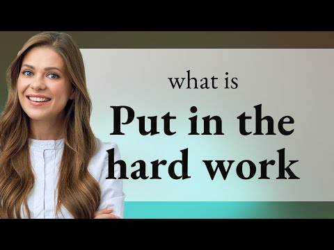 Unlocking Success: The Power of Putting in Hard Work