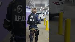 RE2 Remake: Leon S. Kennedy costume running test