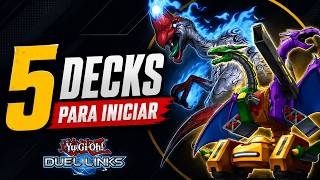 Los 5 DECKS que SON PERFECTOS si ERES NUEVO en Duel Links