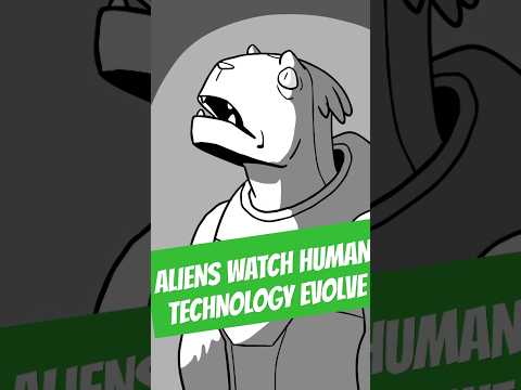 Aliens Watch Human Technology Evolve #aliens #alien #history #funny