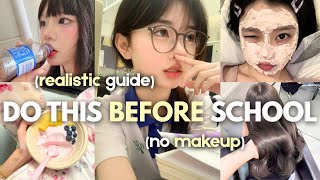 How to look 10x PRETTIER in school NATURALLY (realistic glowup guide)