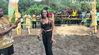 Men Wresting in Uganda