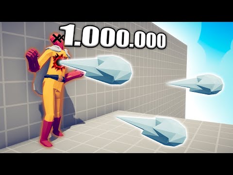 1.000.000 DAMAGE ICICLE 1 vs 1 TOURNAMENT - TABS | Totally Accurate Battle Simulator 2023