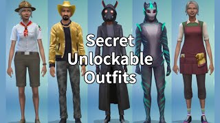 There are ~secret~ unlockable outfits in the Sims 4 Create a Sim!