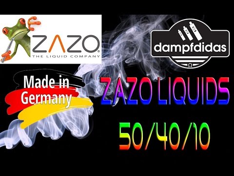 Zazo Liquids Made in Germany Review Deutsch