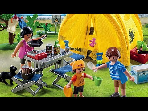 Playmobil Summer fun camping | لعبة مغامرات الصيف | العاب بلاي موبيل