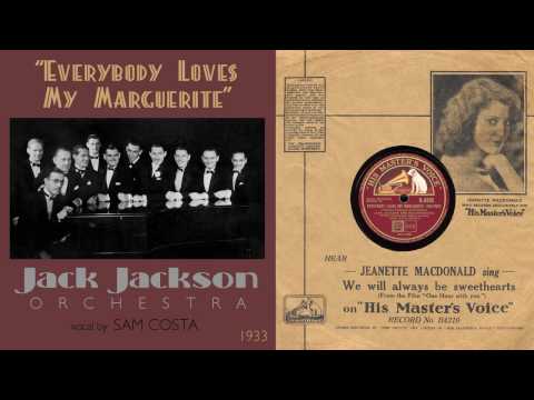1933, Everybody Loves My Marguerite, Jack Jackson Orch. Sam Costa vocal, HD 78rpm