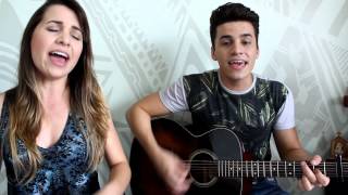 Mariana &amp; Mateus - Implorando Pra Trair - Michel Teló part Gusttavo Lima (COVER)