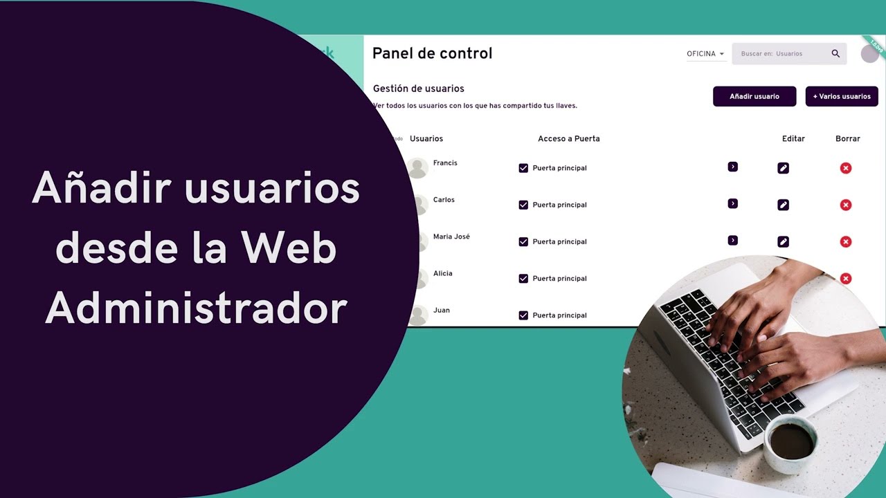 Vídeo explicativo del alta de usuarios en el panel de administración IOPark