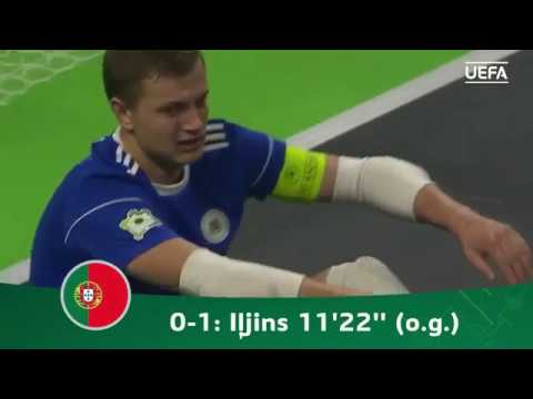 UEFA Futsal Euro U-19 / Riga 2019 - Round 1 / Group A - Latvia 0x6 Portugal