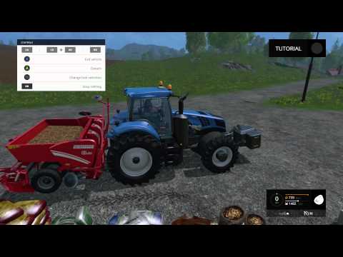Farming Simulator 15 Xbox One Planting Potatoes Tutorial