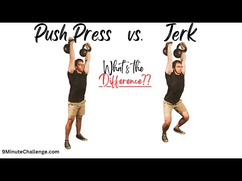 Double Kettlebell Push Press vs. Double Kettlebell Jerk: A Primer | 9MinuteChallenge.com