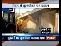 Public objects to demolition of illegal construction in Meerut