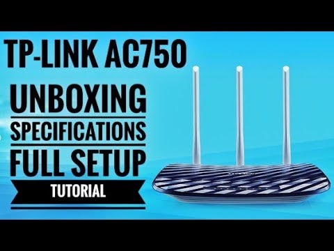 How to Setup TP-Link Archer C20 AC750 Dual Band Router ? - Unboxing