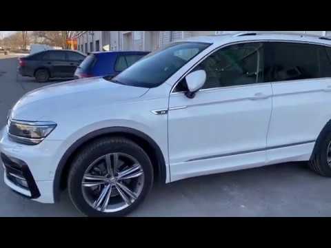 Установка Side Assist/ RCTA + Keyless Access в задние двери. VW Tiguan R-line 2.0TSI DSG7 2019.