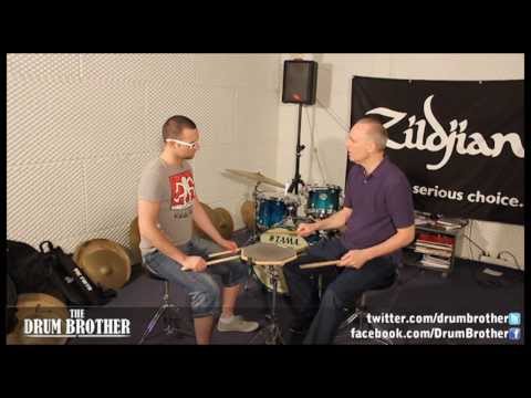 Bruce Becker - '9 Stroke Roll Back to Back Rudiment' drum lesson