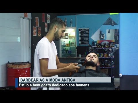 Barbearia à moda antiga espaço dedicado aos homens