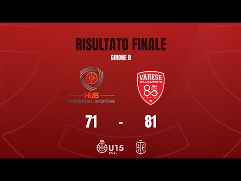 Highlights Hub Sempione-Pall. Varese U15 Eccellenza 