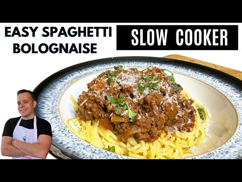 Slow Cooker | Crock Pot Spaghetti Bolognese Recipe | Easy And Budget-Friendly
