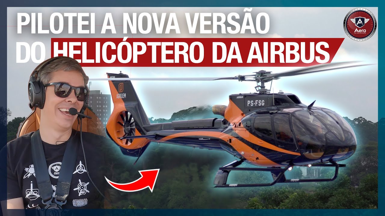 Tentei pilotar um HELICÓPTERO EXECUTIVO da AIRBUS, o ACH130