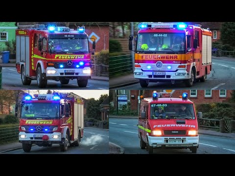 [Feuer in ehemaliger KFZ Werkstatt] Einsatz für die Feuerwehren im Amt Kisdorf Kreis Segeberg