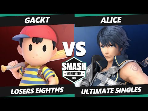 SWT East Asia Top 8 - Gackt (Ness) Vs. Alice (Chrom) Smash Ultimate Tournament