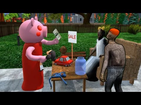 Granny vs Grandpa vs Piggy vs Baldi // Funny Animation // Tu 13 Dekh