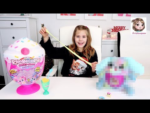 RAINBOWCORN 🌈 RIESEN Überraschungsei mit sprechendem Einhorn Tierchen 😍 Zuru Sweet Shake-Surprise 💖