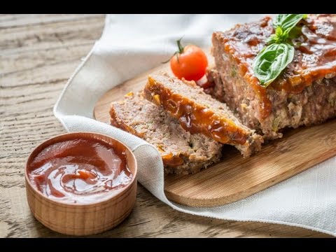 Easy meatloaf recipe with bread crumbs and ketchup