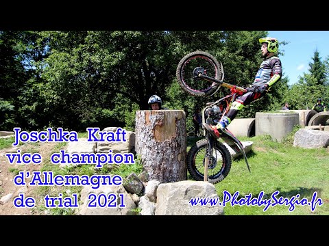 Joschka Kraft - Vice champion d'Allemagne de trial 2021
