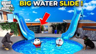 Franklin & Shin Chan Buy Water Slide Park New 