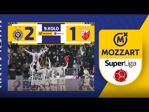 Mozzart Bet Super liga 2023/24 - 9.Kolo: PARTIZAN – CRVENA ZVEZDA 2:1 (1:0)