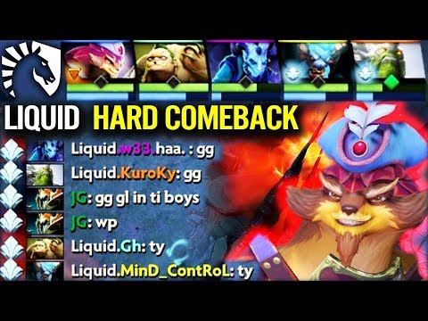 Liquid.Miracle Pangolier Battle Cup Hard Comeback Game Dota 2 Pro Gameplay