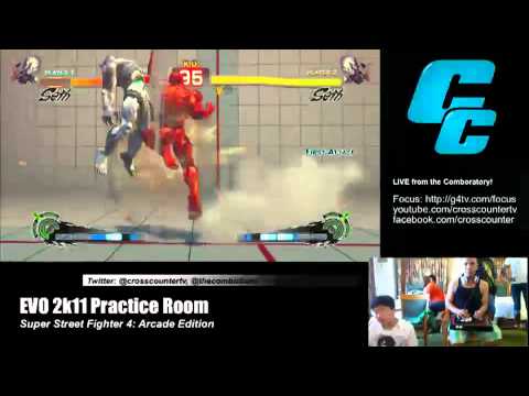 SSF4 AE: Filipino Champ (Seth) vs Poongko (Seth) - Crosscounter stream (Pre Evo 2011)