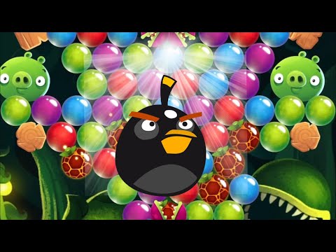 AB POP Angry Birds Level 343-345 game play hard level Win Win with high score!