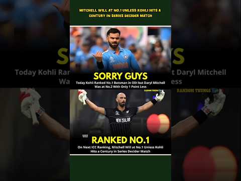 Mitchell Will at No.1 Unless Kohli Hits a Century in Series Decider Match