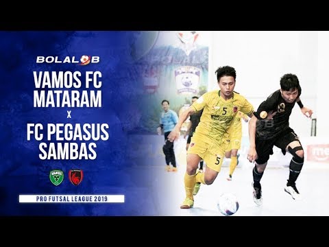 Vamos Mataram (6) vs (2) FC Pegasus Sambas - Highlights Pro Futsal League 2019