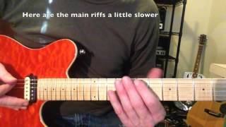 How to play Earache My Eye, A simple lesson for guitar