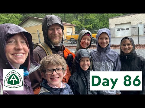 AT Thru Hike Day 86 - Cold, rainy grind. But a hot meal!