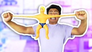 EXPERIMENTING WITH STRETCH ARMSTRONG!