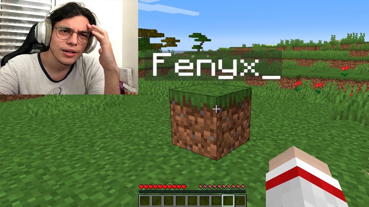 trollei meu amigo FINGINDO SER BLOCOS no minecraft