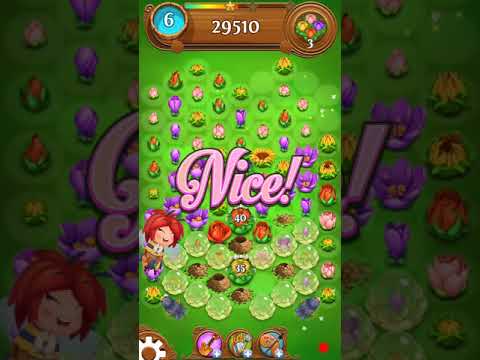 Blossom Blast Saga 673 level. No boosters. 3 stars.