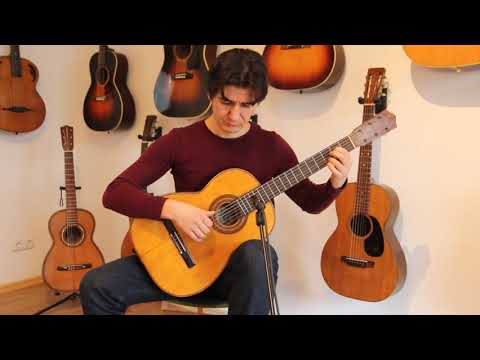 Telesforo Julve 1939 Torres style classical guitar - nice vintage sound - check video! image 14