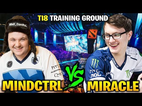 MIRACLE vs MIND_CONTROL in USA - TI8 TRAINING GROUND BEGIN