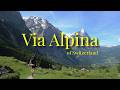 Silent Hiking 123km On The Via Alpina Of Switzerland