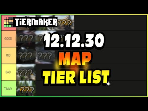 MAP TIER LIST 12.12.30 - ESCAPE FROM TARKOV